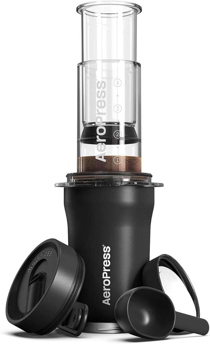 AeroPress Go Plus: Portable 3-in-1 Coffee Maker