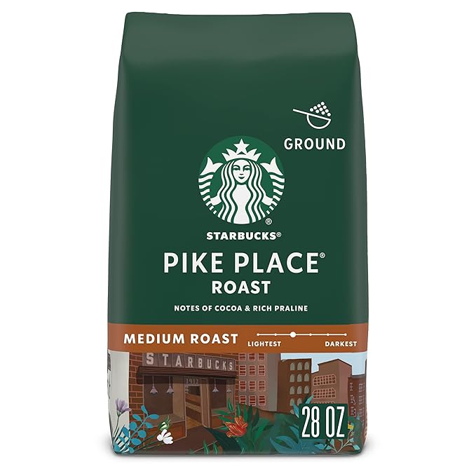 Starbucks Pike Place Roast Ground Coffee, 28 Oz