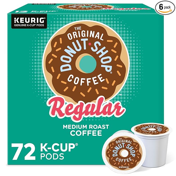 The Original Donut Shop Medium Roast K-Cup Pods – 72 Ct